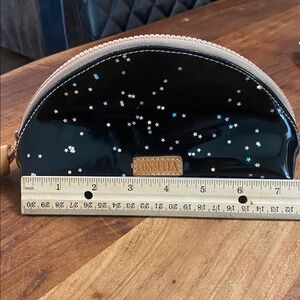 Consuela Black Starry Cosmetic Bag